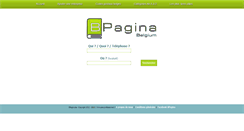 Desktop Screenshot of bpagina.be